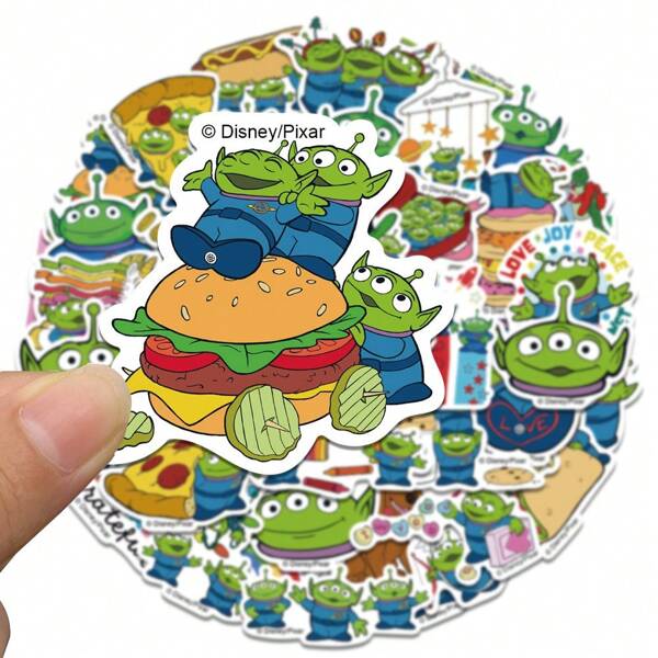Disney 42PCS Disney Stickers Toy Story Alien Anime Decal Skateboard Laptop Motorcycle Cute Kawaii Cartoon Movie Sticker Pack Kids Toys
