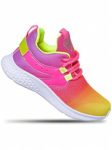 My ToT Girls' Colorful Comfortable Fashion Blogger Sneakers - Multicolor - View 6