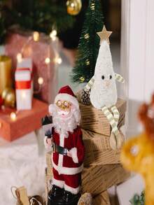 1 قطعة من ديكورات عيد الميلاد، هدايا عيد الميلاد، ديكورات الغرفة، ديكورات نوافذ الفنادق والمراكز التجارية (أبيض + أخضر) مناسبة لديكور المكتب، ديكور النوافذ، ديكور البار وغيرها من ديكورات موضوع عيد الميلاد، ديكور عيد الميلاد، ديكور المنزل، لوازم ديكور حفلات العطلات