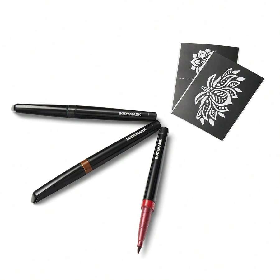 BIC BodyMark Tattoo Marker Henna Vibes Assorted 3Pack Temporary Tattoo Marker, Henna Vibes, Assorted Colors, 3-Count -  Vine