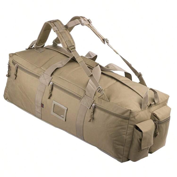 90L Extra Large Tactical Duffle Bag With Backpack Straps And Multiple Pockets For Travel Sports And Military Use - Black-travel Set - 查看 1