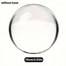 100/80/50mm, K9 Transparent Crystal Ball, Suitable For Home Living Room And Office Decoration, Magic, Photography Ball, Transparent Contact Juggling Ball, Feng Shui, Perfect Christmas And Valentine's Day Gift And Home Decoration - 透明 - 查看 8