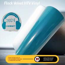 1PC Flock 3D Velvet Heat Transfer Vinyl - Multicolor - View 35