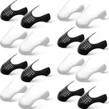 Crease Protectors Suitable For Most Sneakers, Crease Protectors, Men's 7.5-12/ Women's 5-8.5 (Black+White, Men's US Size 7.5-12), Shoe, Spring Summer Picks, Brides Maid Gifts, Room, Bedroom Decor, Bedroom Decor, Beach, Travel, For Men, For Women, Vacation,Cute Stuff - Multicolor - View 2