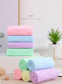 3pcs/Set Cute Bear & Heart-Shaped Dishcloth, For Daily Kitchen Use