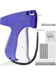 1pc Fine Stitch Gun Stitchy Quick Clothing Fixer For Clothes,Micro Tagging Gun For Clothing With 6 Fine Needles & 1000 Pcs Fasteners,Mini Speedy Sticky Sewing Hemming Tool - Multicolor - View 17