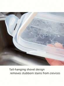 Juego de 2/3 cepillos de limpieza, cepillo de limpieza portátil de mango largo para hendiduras, cepillo de limpieza multifuncional de botellas de agua con cerdas suaves y raspador, adecuado para eliminar residuos en, fácil de llevar, para uso en cocina y baño
