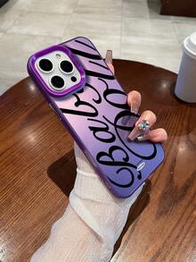 Phone 17 Pro Max Apple Air Compatible With 16 Pro Max, 16 Plus, 16 Pro, 16, As Well As All Series Of 15, 14, 13, 12, And 11, This New Stylish Phone Case Features A Stunning Gradient IMD Laser Design. It Offers Shock Resistance And Anti-Slip Properties, Making It A Perfect Gift Option. - Màu tím - Xem 5