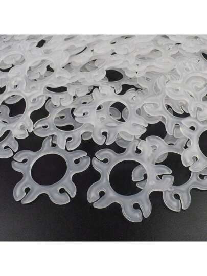 10/20/30/40/50/60/80/100 piezas de clips para globos, abrazaderas de soporte para arcos de globos, sujetadores de conexión de globos para decorar arcos, columnas, guirnaldas para fiestas de cumpleaños y bodas