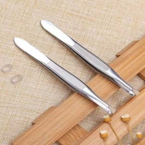 Kit 2 Pinça Profissional De Sobrancelhas, Clipe Utensílio De Maquilhagem e Beleza 4664