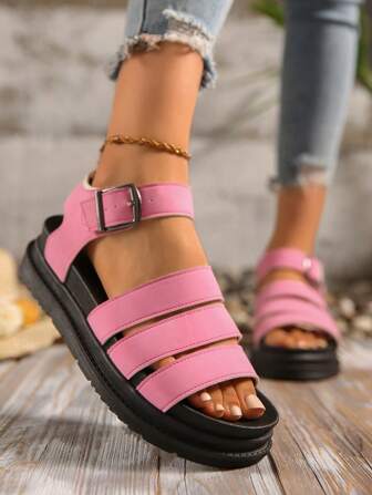 Women's Sandals, Fashionable And Comfortable, Suitable For Summer Outings And Leisure Activities, Lightweight Design With Adjustable Straps, Available In Custom Sizes