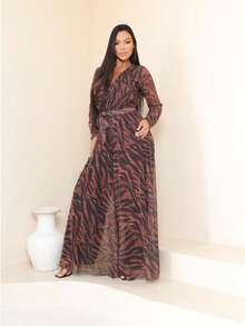 Macacão Animal Print Tule Inverno