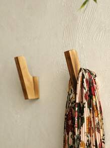 1pc/2pcs Wooden Hanging Plant Hooks Plant Wall Hanger Wooden Plants Wall Hooks Plant Hooks Wall Mounted Plant Hanger Hook Indoor And Outdoor Hanging Brackets For Planters, Lanterns, Bird Feeders,Home Decor ,Room Decor,Wall Decor Gifts Birthday Graduation