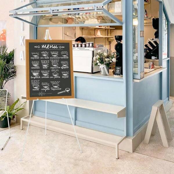 Studio-Teleskop-Bodenstaffeleien, 160 Cm Teleskop-Klappstaffelei, Stativdesign Mit Rutschfesten Gummifüßen, Für Kunstausstellungen, Hochzeiten, Einkaufszentren, Restaurants, Weiß