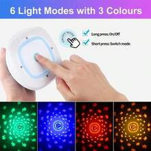 Waterproof LED Pool And Bathroom Light, Multi-Color Conversion (White, Blue, Green, Red) Battery Powered ABS Resin Decorative Light For Fish Tank, Pond, Bathroom Party, Aquatic Lighting | Waterproof Lighting - Color - View 4
