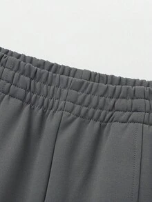 Balabala 2025 New Tween Boy Quick-Dry Casual Pants, Loose Fit Sports Style - Brown Gray - View 7