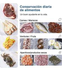 Máquina de Sellado al Vacío Automatica para alimentos, con 10 bolsas - Tipo de Enchufe A USA (110-127V) - Ver 7