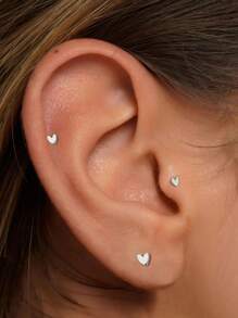 1 Par de pendientes de plata de ley 925 con estrella de ocho puntas y circonita azul para mujer, joyería clásica y minimalista para boda, fiesta y novia