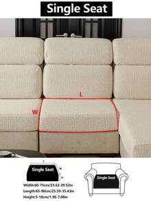 1 Vỏ bọc ghế sofa co giãn, Vỏ bọc ghế sofa chống trượt toàn diện, Vỏ đệm ghế sofa đa năng cho mọi mùa, Chăn sofa vải dày, Có thể giặt bằng máy, Chống bụi, Thân thiện với thú cưng, Trang trí nhà cửa, Có thể điều chỉnh cho ghế sofa góc, Phòng ngủ, Văn phòng, Phòng khách 1/2/3/4 chỗ ngồi - Màu be - Xem 17