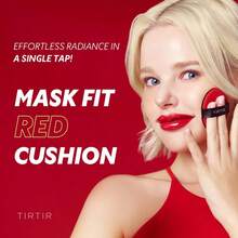 TIRTIR Mask Fit Red Cushion Foundation | Full Coverage, Weightless, Skin Fit, Satin Glow Finish, Korean Makeup, Beauty, Tattoo Cover Up, Buildable (#24N Latte, 0.63 Fl Oz) - 29N Natural Beige - 查看 2