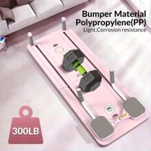 Tabla deslizante plegable multifuncional de Pilates, Set de moldeado de Pilates 5 en 1, Placa deslizante, Máquina deslizante, Rodillo de músculos abdominales, Para ejercicios de core, acondicionamiento físico, uso doméstico, gimnasio, yoga