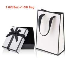 2 件套，小礼盒和礼品袋，9x7x3cm 珠宝礼盒和带盖纸袋，适合手镯、耳环、戒指、项链和其他礼物。 - 彩色 - 查看 1