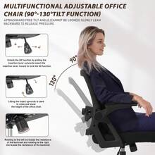 Milacyee Ergonomic Office Chair Made Of Breathable Mesh With Lumbar Support, Adjustable Armrests, Height-Adjustable Frame And 360° Swivel Casters For Office And Study.