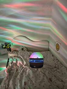 1pc Upgraded Galaxy Galaxy Star Projector Lamp - USB Powered Night Light, Ideal For Bedroom, Holiday, Wedding, Floral, Anniversary Decor, Romantic Home Accent, Best Gift For Friends - Multi-color light - View 4