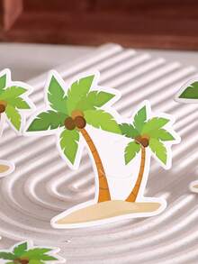 20/30pcs/Pack Saudi National Day, Holiday Gifts, Coconut Tree Shaped Candies And Snacks, Paper Cards And Coconut Tree Shaped Decorative Paper, Perfect For Celebrating National Day, Cultural Events And Corporate Events, Family Events Saudi National Day Saudi Saudi Arabia - Multicolor - View 5