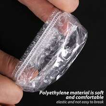 100/300/500 件，淋浴耳罩，耳罩，防水耳罩，耳罩，透明防水耳罩，淋浴耳罩，沐浴耳罩，水疗耳罩，家居耳罩，酒店耳罩，美发沙龙耳罩，染发耳罩。 - 透明 - 查看 4