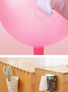 100pcs/Roll Double-Sided Adhesive Balloon Stickers For Wedding Decoration And Props