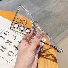 Funda de teléfono móvil avanzada de TPU con electrochapado y carga inalámbrica compatible con iPhone 17 17Pro 17Pro Max 17Air 16 Pro Max/16 Pro/16 Plus/16/15/14/13/12/11/ y compatible con Samsung S25/S25 Ultra/S25 Plus/S24 Ultra/S24 Plus/S24/S23/S22/S21/A14/A15/A16/A34/A55/A25/A35/A26/A36/A56. Es una funda de teléfono móvil ligera y sencilla adecuada para hombres y mujeres.