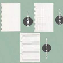 1 pièce Cahier spirale B5 de 120 pages à grille/blanc/lignes, reliure à anneaux en PVC transparent - 8 anneaux rechargeables, couverture ultra-fine et super claire durable, cahier à spirale, fabriqué avec du papier de haute qualité sans acide, convient pour le bullet journal, le croquis, la reliure double fil, les planificateurs et idéal pour les étudiants et les fournitures de bureau, fournitures de rentrée scolaire (options de couleurs multiples)