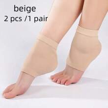 Anti-Riss Socken für Herren und Damen, Fußschutz Socken, Knöchelschutz, Silikon-Socken gegen Risse und für Feuchtigkeit bei High Heels (dehnbar, geeignet für allgemeine Größen)