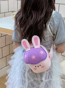 1 pieza Bolso de hombro ligero para niños, Bolsa impermeable pequeña, Bolso cruzado lindo, Bolsa de almacenamiento mini de dibujos animados, Regalo ideal de cumpleaños/vacaciones