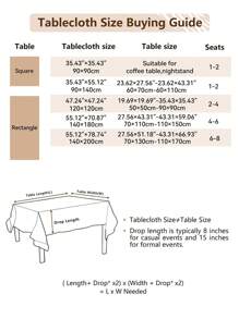 1pc Plain Simple Linen-Like Table Cloth, Woven Polyester Rectangular Table Cover, Solid Color, Stain Resistant, Easy Clean, Suitable For Dining Room, Kitchen, Home Decor, Table Top, Perfect For Gatherings, Parties And Decoration
