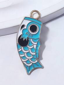 5pcs,35mm Alloy Oil Drip Koi Prayer Pendant.Not Easy To Lose Colour And Allergy.Suitable For Men And Women To Make Earrings, Necklaces, Bracelets, Hair Clips, Headdresses.Key Ring Decorations.Make Your Unique Charm Jewellery Hand Speed.Home Crafts Everyday Gifts.Smartphone With Decorative Parts - Koi Carp - View 14