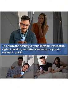 5 UNIDADES Protector de pantalla de vidrio templado con cobertura completa y protección de privacidad compatible con iPhone 11/12/13/14/15/16 PRO MAX/14 Plus/XS/X/XR, accesorio de teléfono, regalo para cumpleaños, familia y amigos, Anti-espía - Negro - Ver 4