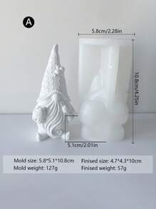 8pcs Combination Dwarf Candle Silicone Mold DIY Dwarf Stone Handmade Holiday Gift Mold