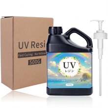Résine UV transparente améliorée 1000 g/500 g/100 g pour la fabrication de bijoux DIY, kit de résine UV, résine époxy UV à faible odeur pour le moulage, moules en résine DIY, décoration artisanale