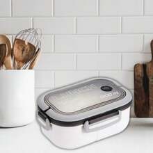 Boîte à déjeuner Foccar Bento pour adulte 1200 ml avec 3 compartiments | Compatible micro-ondes et lave-vaisselle | Boîte à salade étanche pour le travail, l'école, les voyages et la maison