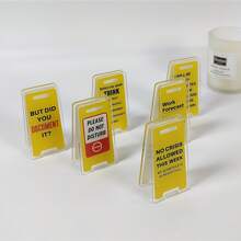 Acrylic Desk Sign "I Will Be Back In 10 Minutes, But If I Don't Come Back, Please Read This Sign Again" Humorous Office Decoration, Unisex Colleague Gifts, Multifunctional Room With Various Slogan Decorations.Desk Accessories,Desk Accessories Office,Office Decor,Office Decor And Accessories, Room Decor Home Decor Ornaments Home Miniature Things