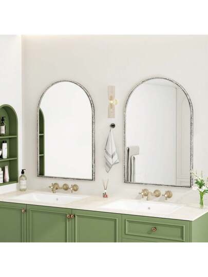 Wand Spiegel Hanging, Arched Shape Various Rooms Solid Metal Frame