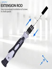 Zestaw precyzyjnych śrubokrętów 115 w 1 | Stal chromowo-wanadowa, odporna na zużycie, utlenianie i korozję | Nadaje się do komputerów, telefonów, zegarków, okularów i produktów elektronicznych - Wielokolorowe - Zobacz 7