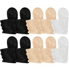 Women's Transparent Lace Socks Floral Invisible Summer Socks Breathable Lady Girl Thin Short Socks For Women Low Cut Boat Sox