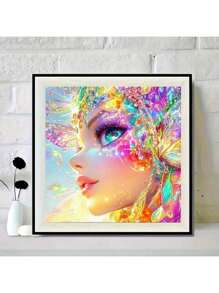 5D DIY Full Drill Diamond Painting Round - Diamond Art Painting Kit, Colorful Butterfly Wings Mosaic, Canvas - DIY Decorative Painting, Home Wall Decor, Ideal Gift For Valentine's Day, Ramadan, Birthday & Anniversary