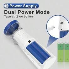 Nebulizer, Portable Nebulizer, Nebulizer Machine For Adults And Kids,For Breathing Problems, Nebulizer Masks And Adjustable Nebulization Rate Mesh Nebulizer With USB Power Cord, Facial Hydration (No Include Battery)