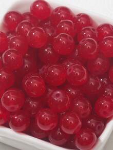 100szt 8mm Przezroczyste szklane koraliki do tworzenia biżuterii DIY Bransoletka Naszyjnik