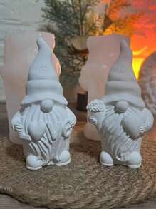 8pcs Combination Dwarf Candle Silicone Mold DIY Dwarf Stone Handmade Holiday Gift Mold
