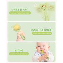 1 Packung Baby Silikon Zahnen Spielzeug, Tier Baby Zahnen Spielzeug, geeignet für 3 6 9 Monate, lindert wunde Babygums, Baby Kautier Geschenk